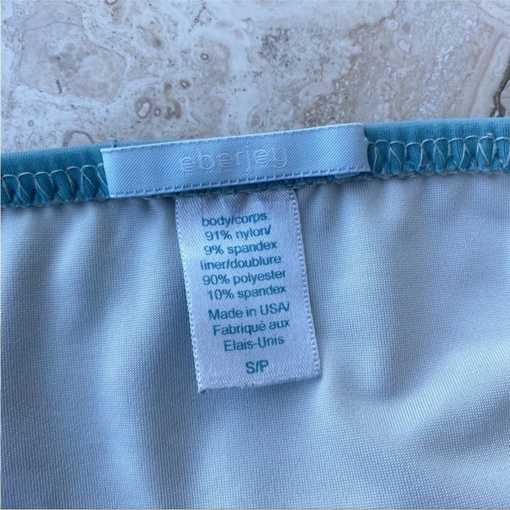 Eberjey Baby Sky Blue Strappy Bikini Top Bottoms Set